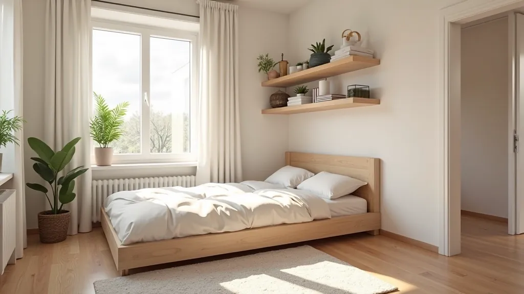 Riga apartment small bedroom transformation